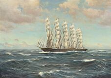 Das Fünfmast-Vollschiff Preussen - Bild 1