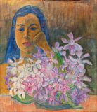 Laiad with Flowers - image 1