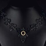 A Biedermeier Necklace with Diamond Rosette, so called Berliner Eisenschmuck - image 1