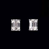 A Pair of River Diamond Solitaire Earstuds