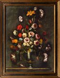 Paar Gegenstücke: Blumen in Vasen - Bild 5