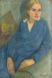 Young Lady in Blue - image 1
