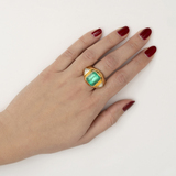 Hochwertiger Smaragd-Diamant-Ring - Bild 2