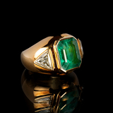 Hochwertiger Smaragd-Diamant-Ring - Bild 3