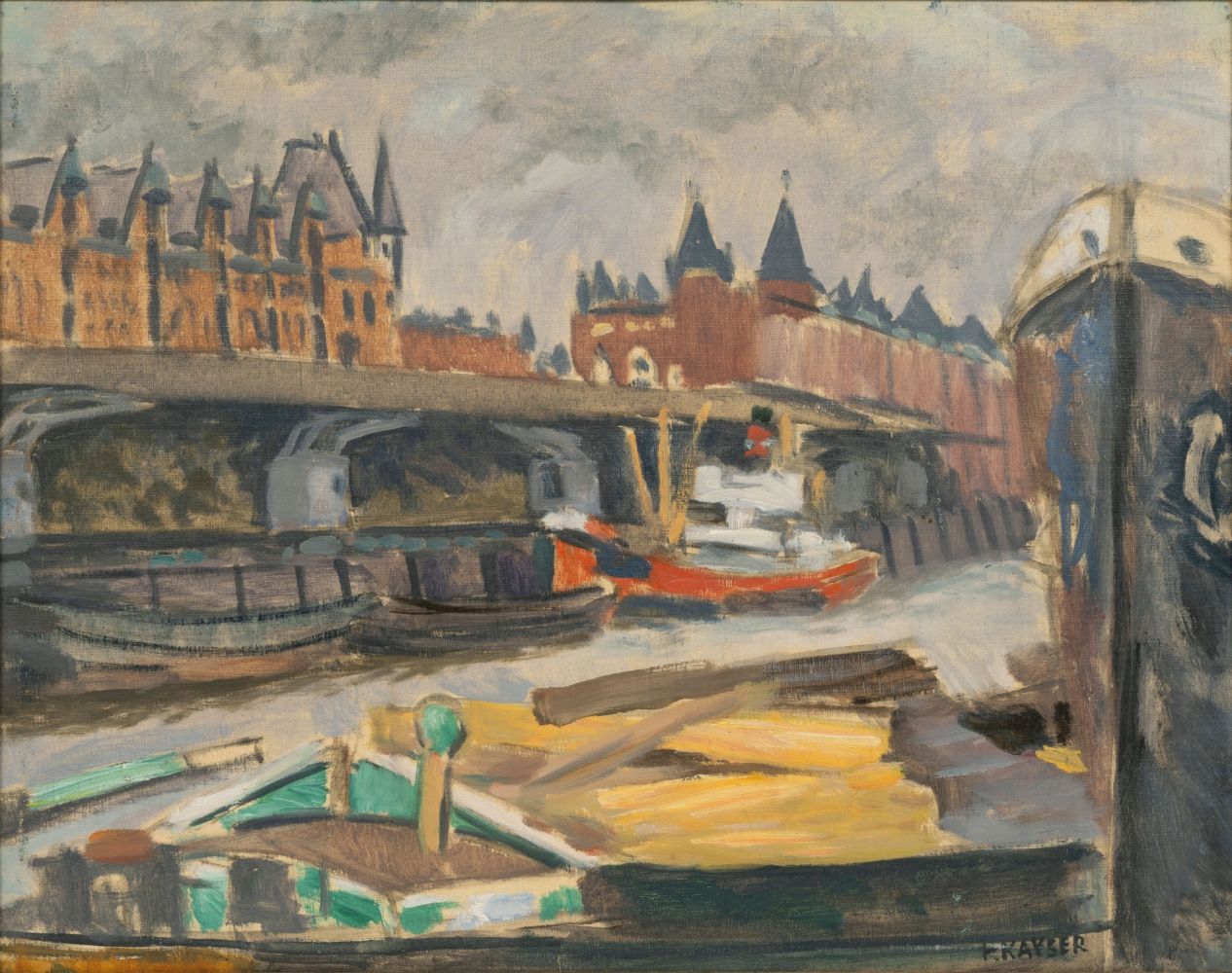 Paul Kayser - Hamburg Harbour, Warehouse District Hamburg Harbour, Warehouse District