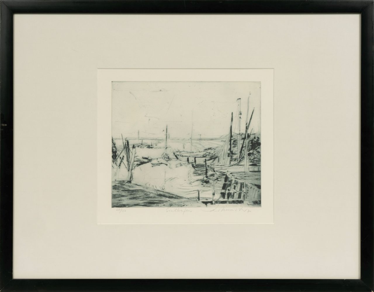 6 Prints: Northern German Harbours and Ports - image 12