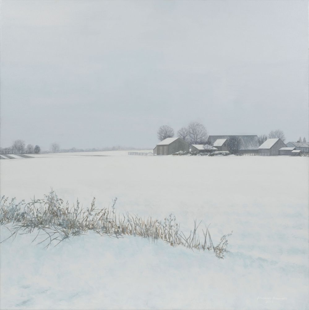 Johannes Nawrath - Gehöft im Winter Gehöft im Winter