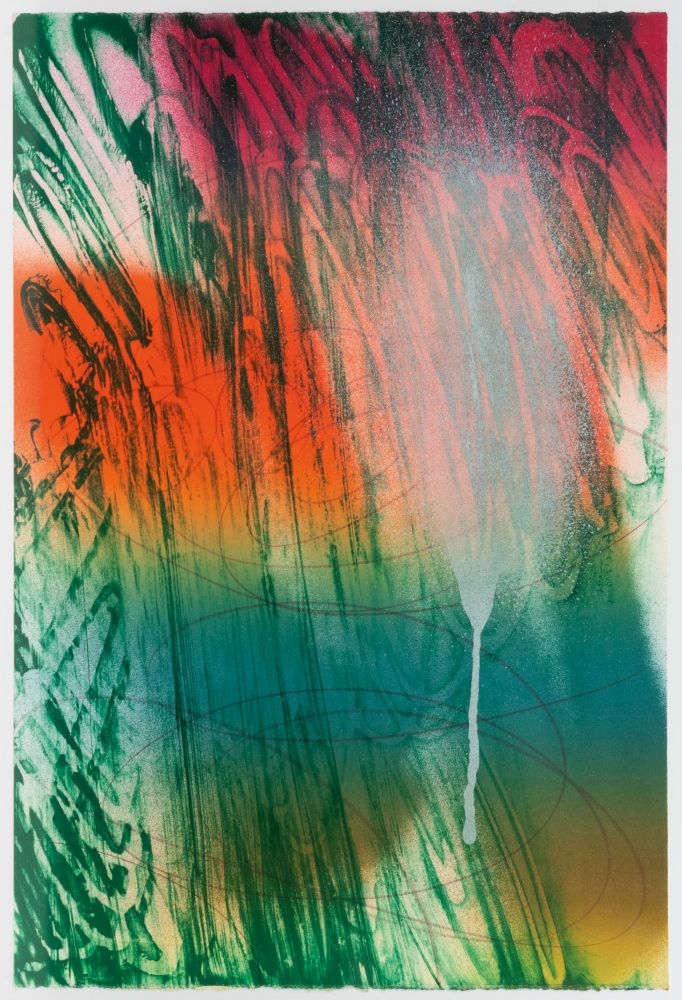 Katharina Grosse - 4 Lithographs Fo'Faux Rocks I-IV 4 Lithographs Fo'Faux Rocks I-IV