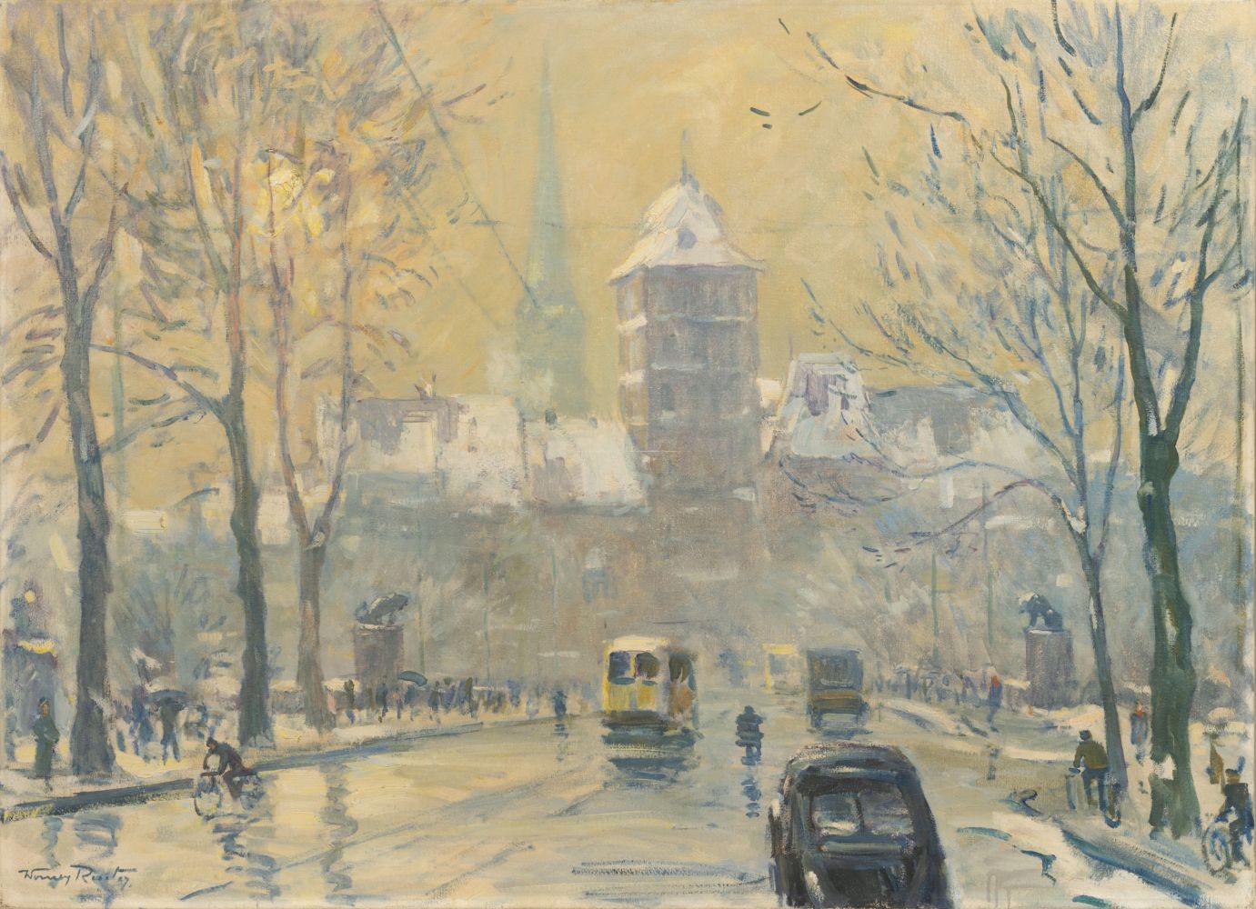 Werner Reuter - Lübeck in Winter Lübeck in Winter