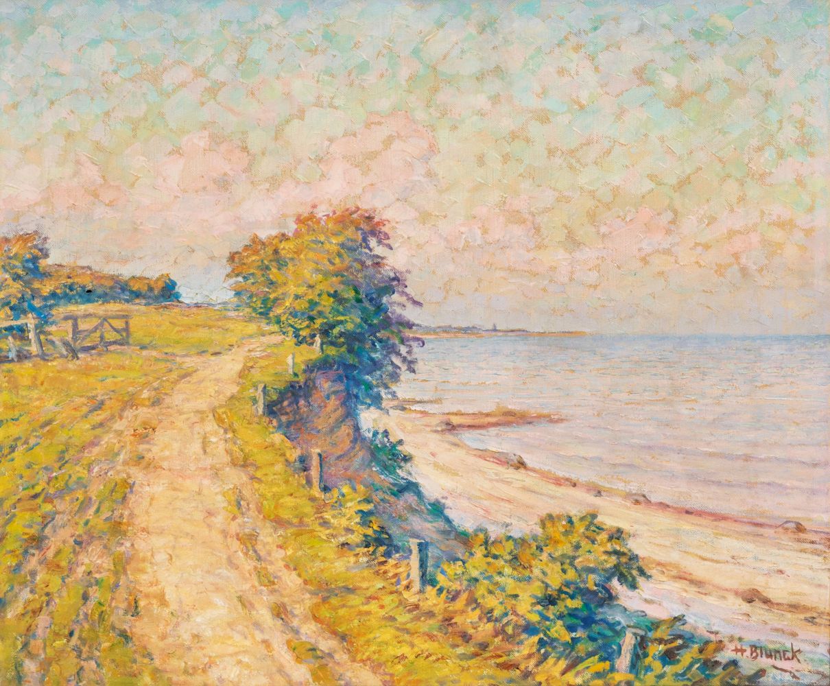 Heinrich Blunck-Heikendorf - View onto Todendorf View onto Todendorf