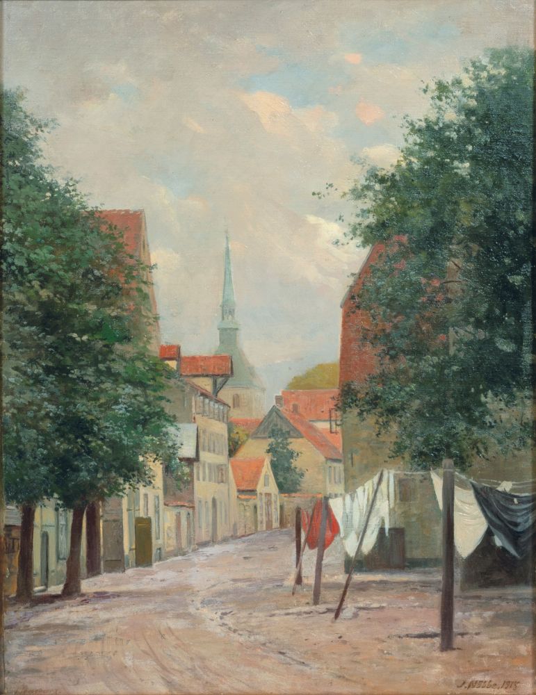 Jacob Nöbbe - A Street in Flensburg A Street in Flensburg