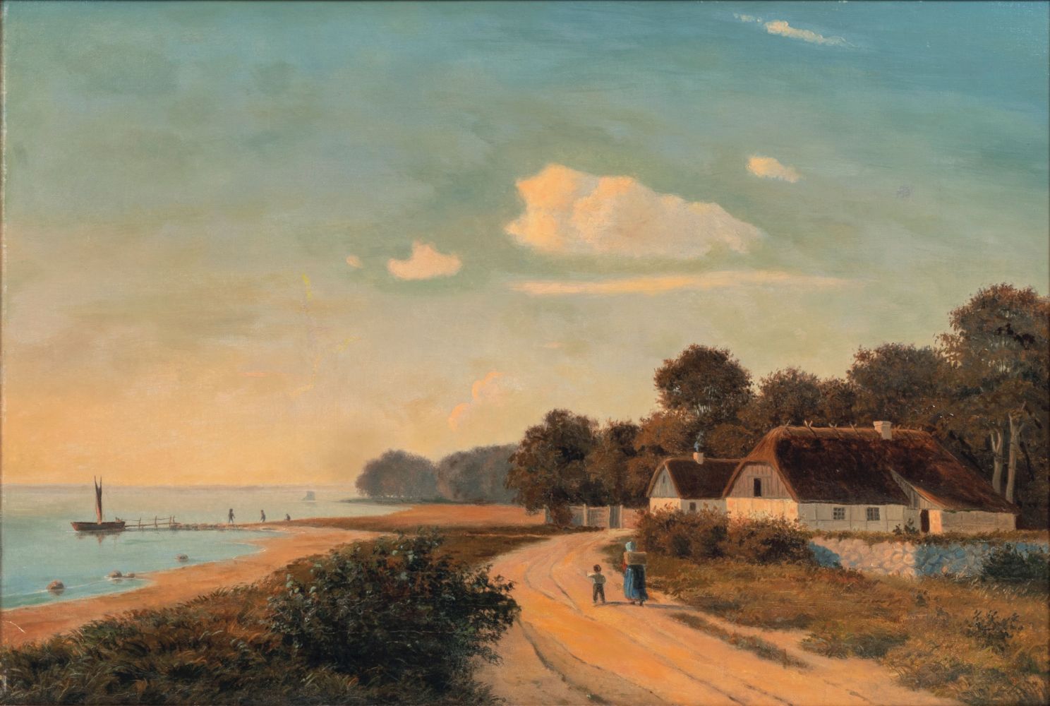 Anders Andersen-Lundby - Julebaek near Hellebaek Julebaek near Hellebaek