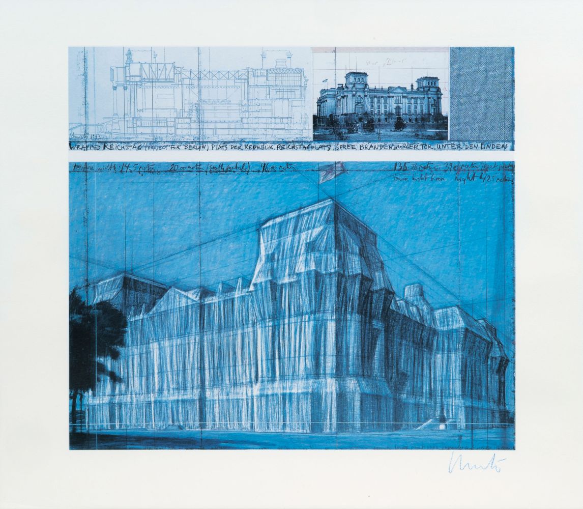 Christo, Christo Javacheff - Wrapped Reichstag Wrapped Reichstag