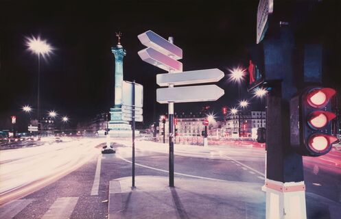 Wegweiser II (Straßenszene in Paris)