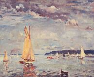 Sailing Boats on the Kiel Fjord - image 1