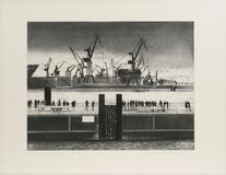 6 Prints: Northern German Harbours and Ports - image 4