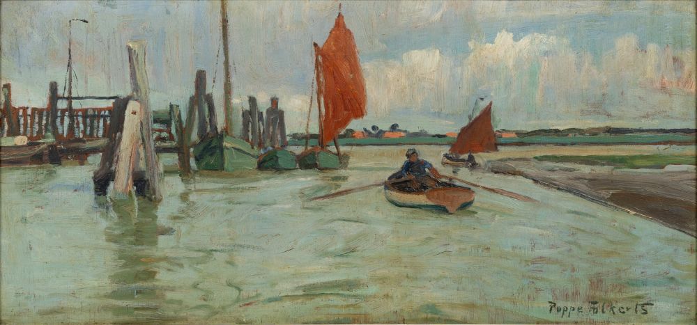 Poppe Folkerts - Petkum by the Ems Petkum by the Ems