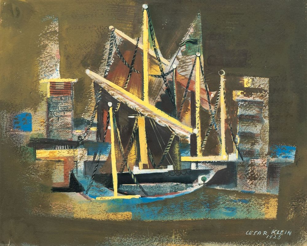 César Klein - Studie für ein Bühnenbild Studie für ein Bühnenbild