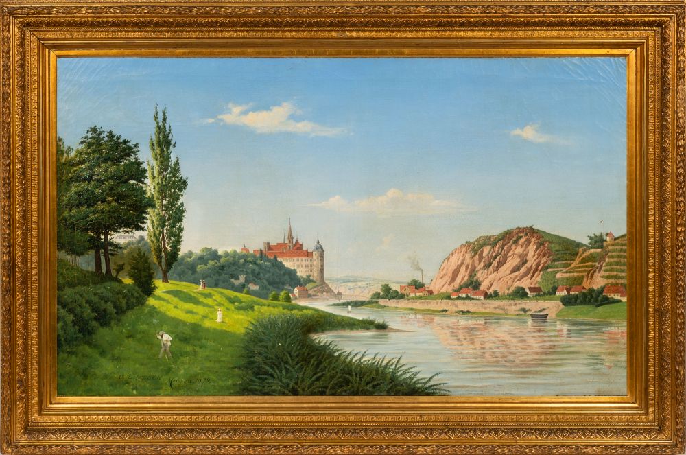 Meissen, die Albrechtsburg von Süden - Bild 2