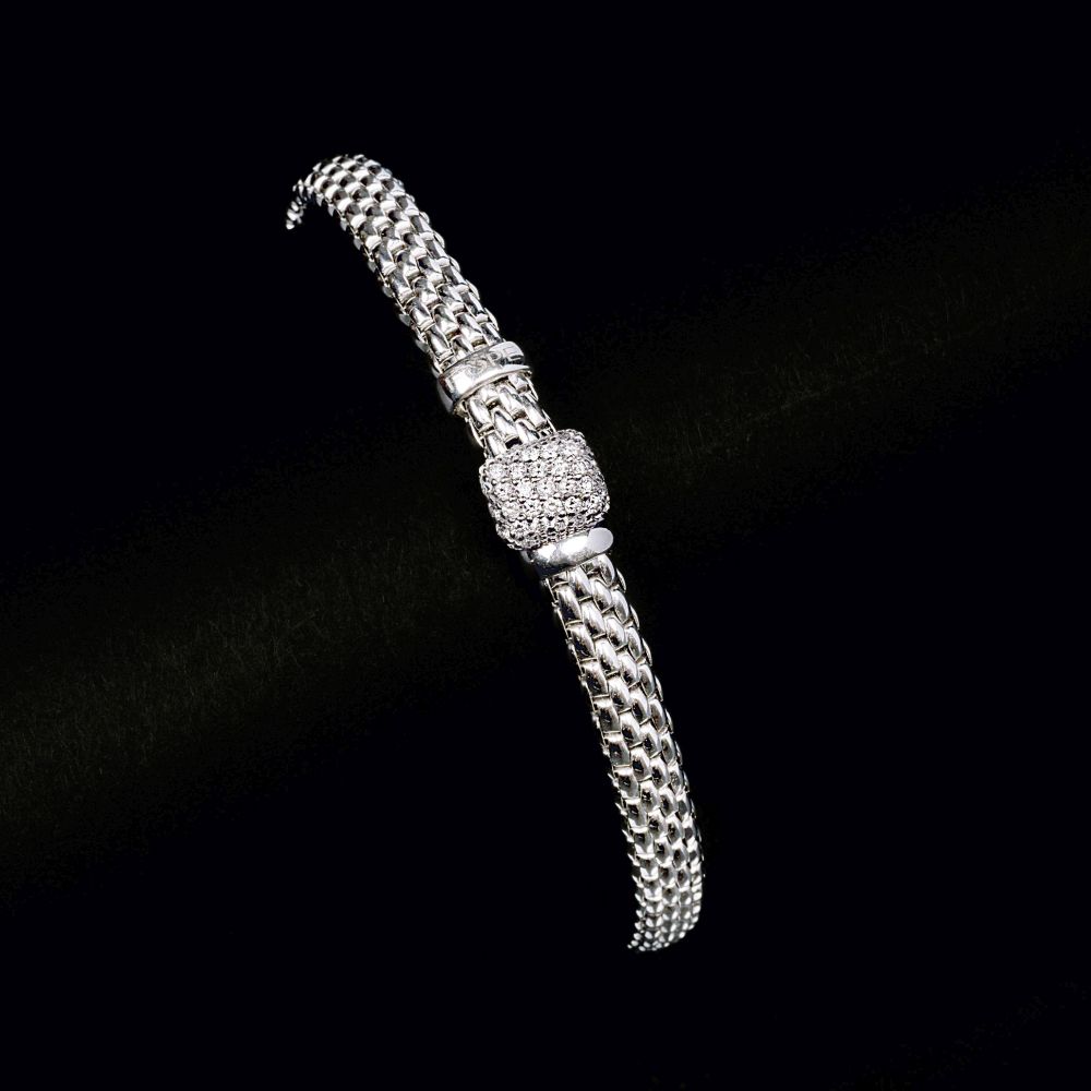 Fope - Armband 'Flex'it' mit Brillant-Besatz Armband 'Flex'it' mit Brillant-Besatz