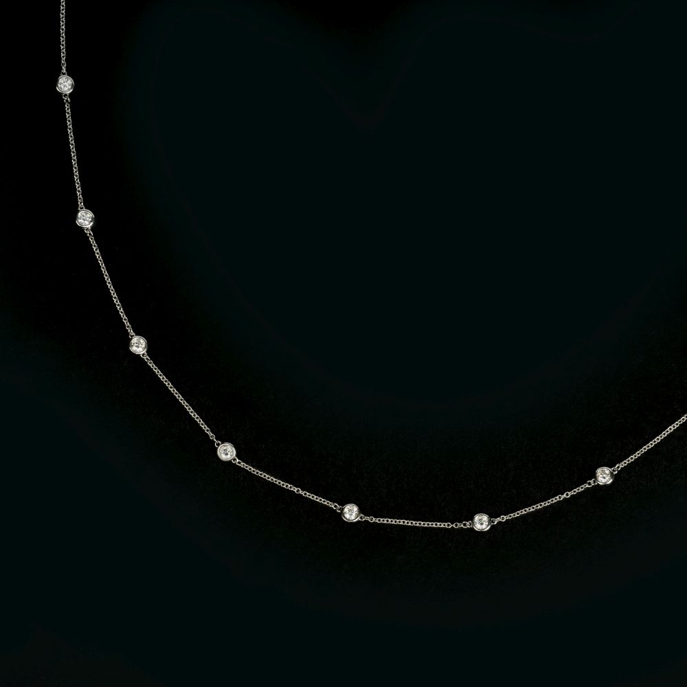 A long Diamond Necklace