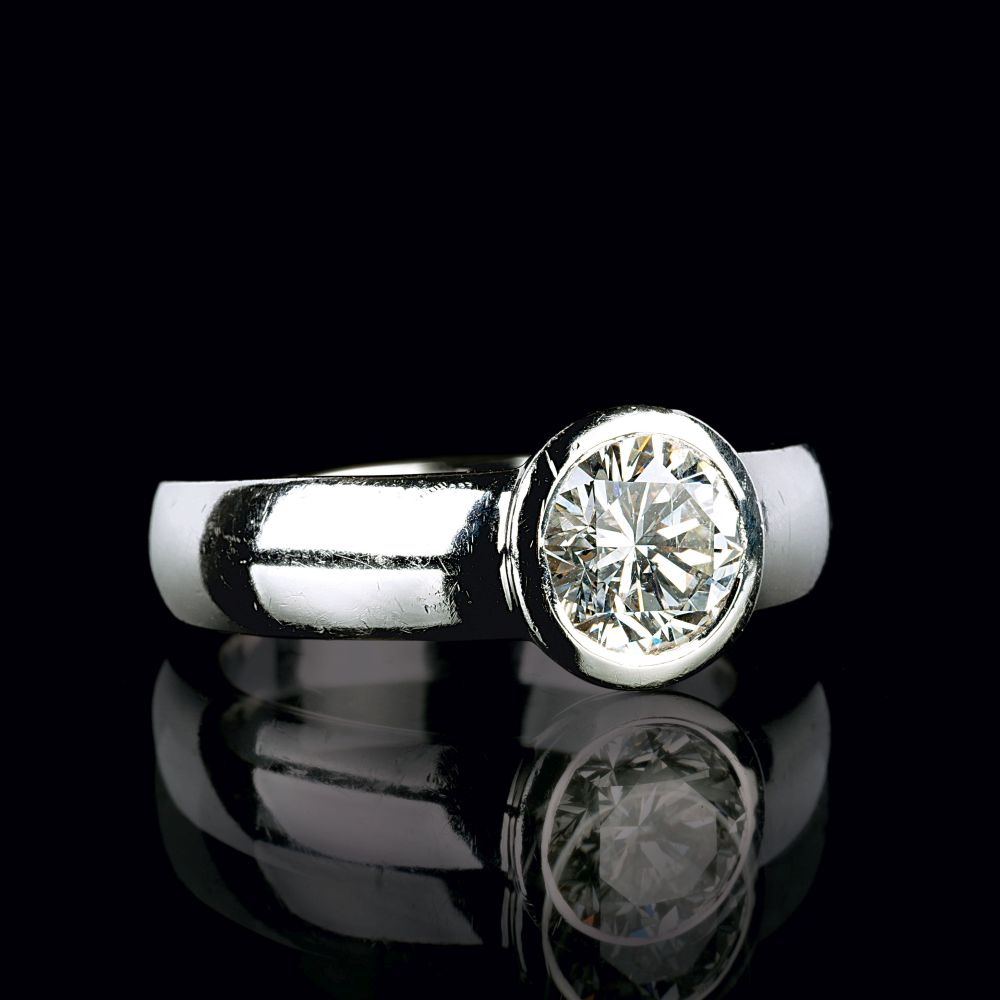 A Solitaire Diamond Ring - image 2