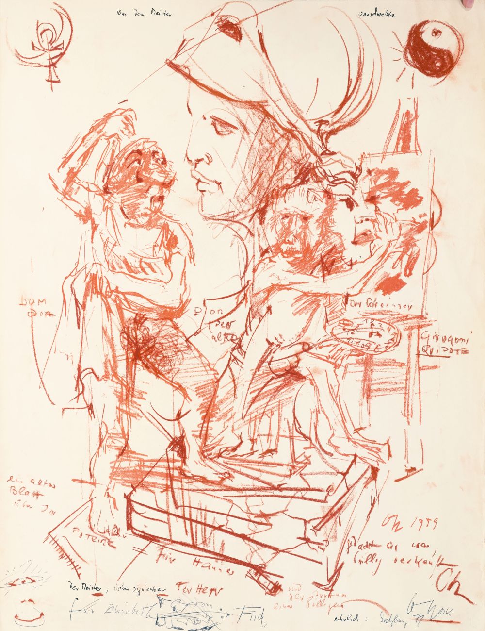 Oskar Kokoschka, in Zusammenarbeit mit Rolf Christiansen - Action Painter Action Painter