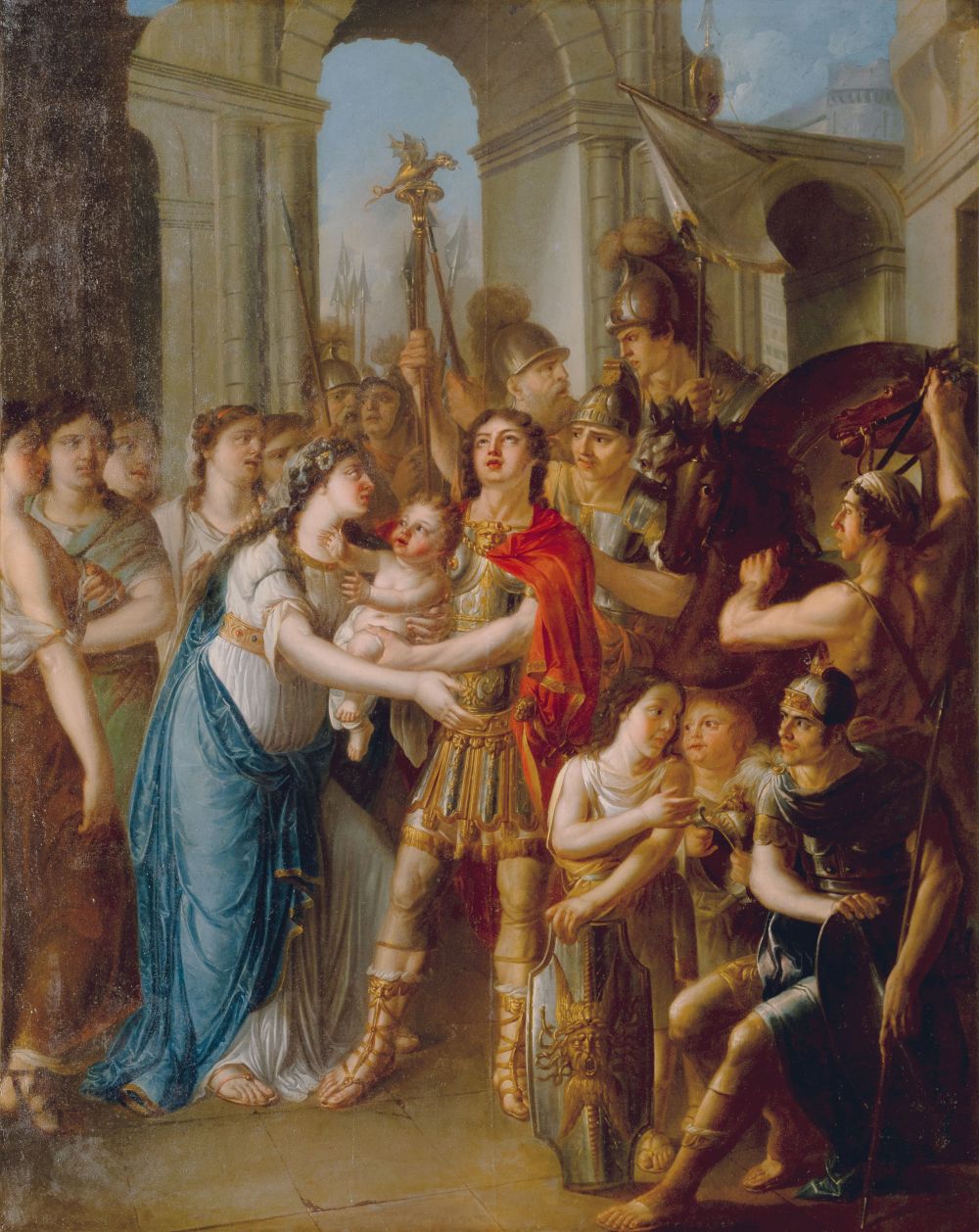 Johann Heinrich Wilhelm Tischbein, Umkreis - Hektor und Andromache Hektor und Andromache