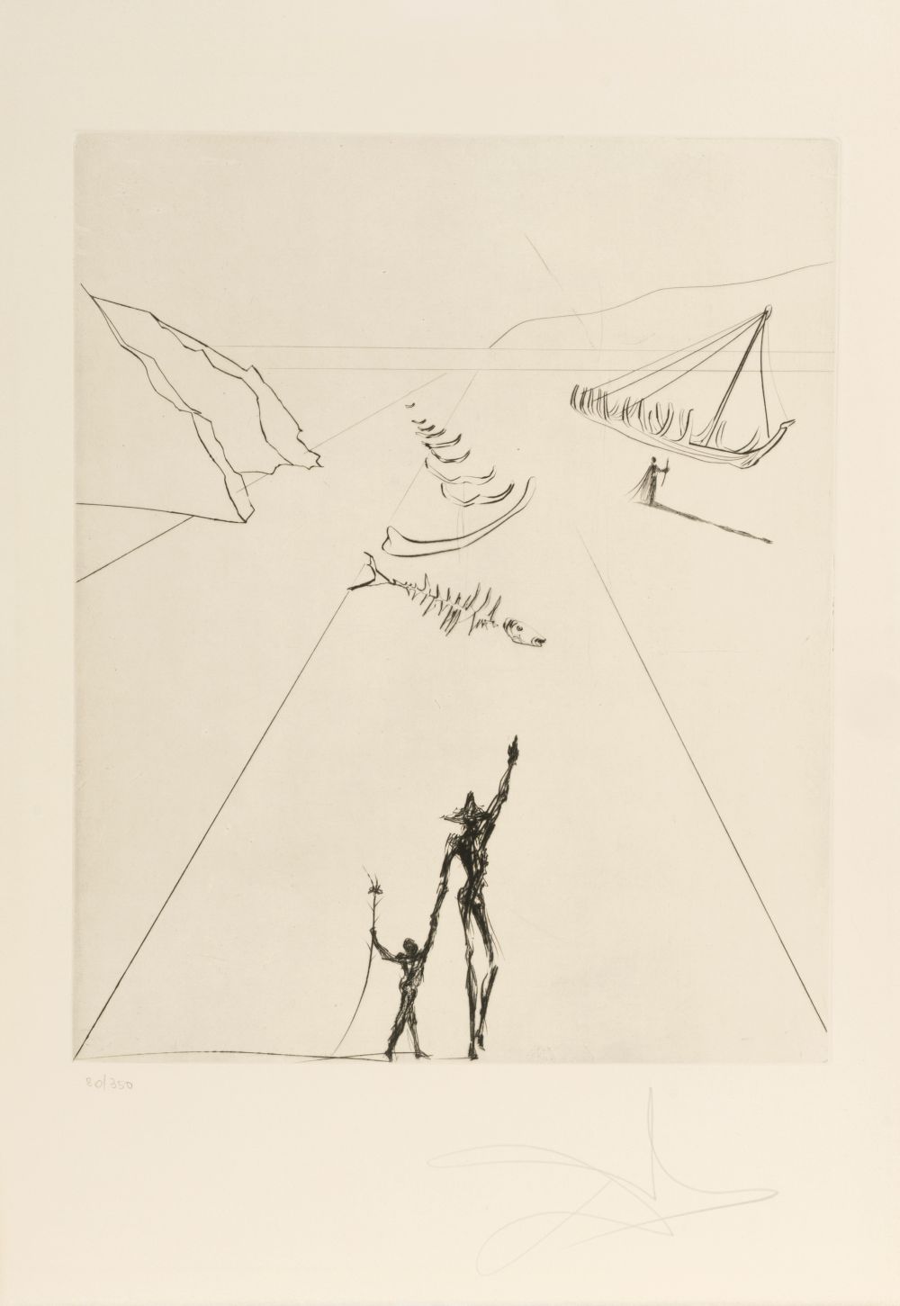 Salvador Dalí - Apotheosis, from 'The Old Man and the Sea' Apotheosis, from 'The Old Man and the Sea'