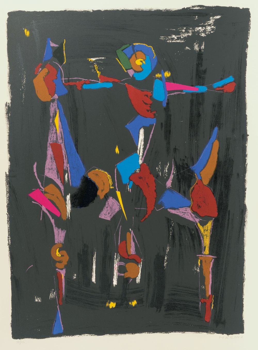 Marino Marini - Colourful Horseman I Colourful Horseman I