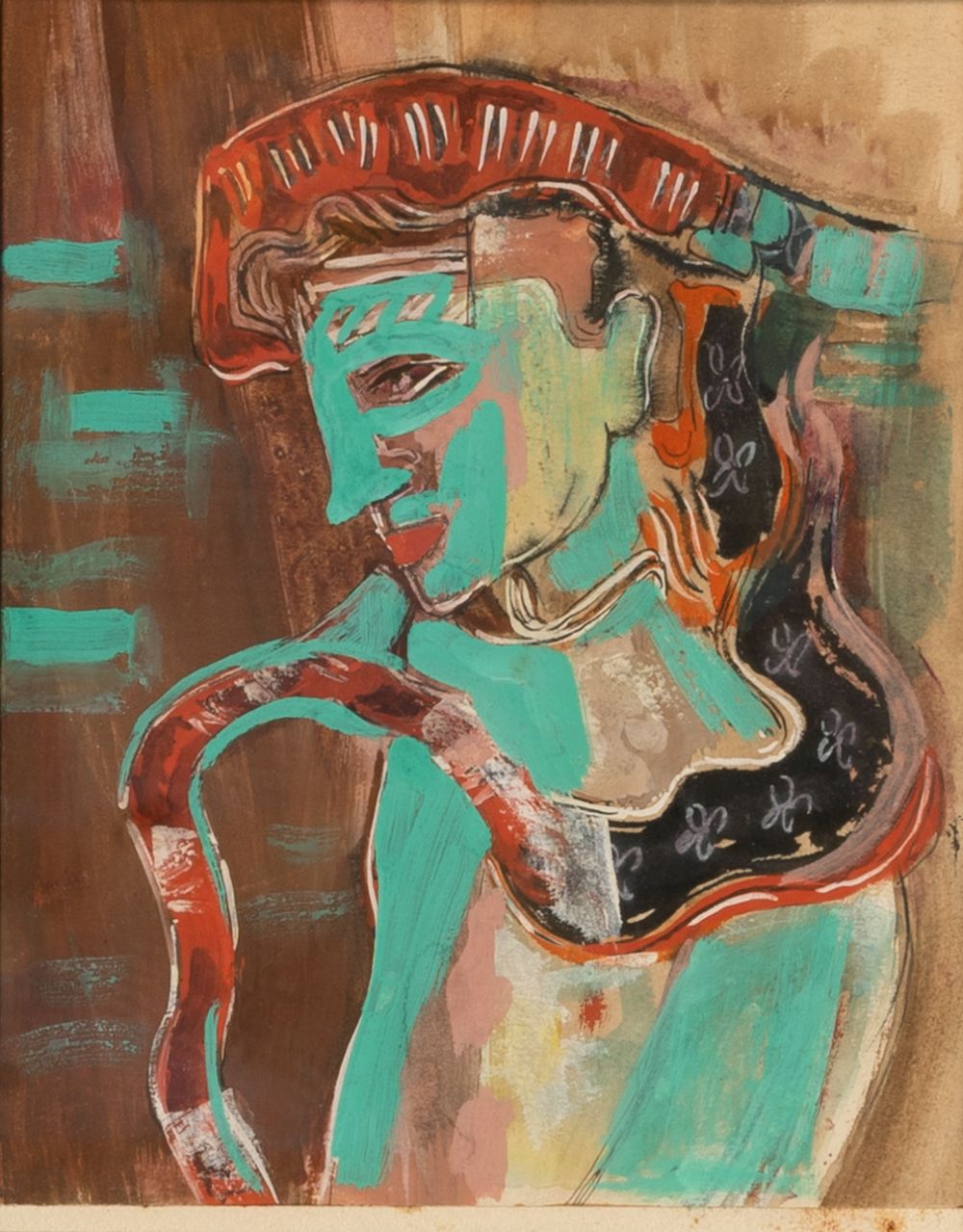 César Klein - Frau mit Hut Frau mit Hut
