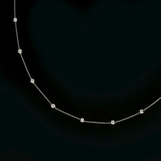 A long Diamond Necklace