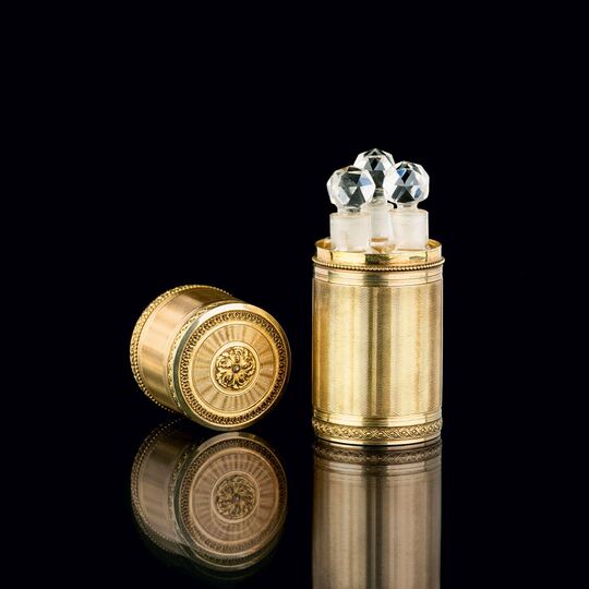 A Gilded Neoclassical Parfume Flacon