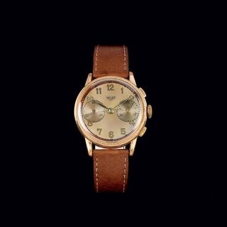 A Vintage Gentlemen's Wristwatch 'Chronograph Valjoux 22'