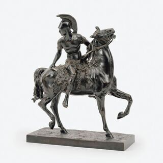 A Roman Warrior on Horseback