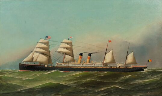 Antonio Niccolò Gasparo Jacobsen - The Westernland heading towards the USA The Westernland heading towards the USA