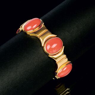 Korallen-Gold-Armband