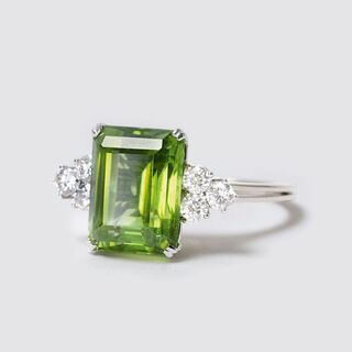 Peridot-Brillant-Ring