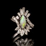 Opal-Diamant-Ring - Bild 1