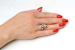 A Opal Diamond Ring - image 2
