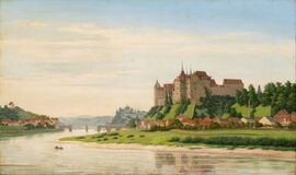 Meissen, die Albrechtsburg von Norden - Bild 1