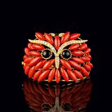 An extraordinary Coral Bangle Bracelet 'Bracciale Civetta Coralli' - image 1