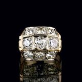 Vintage Diamant-Ring - Bild 1