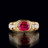 A Ruby Diamond Ring - image 1