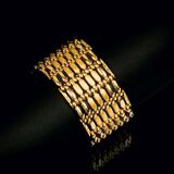 Breites Vintage Gold-Armband - Bild 1