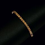 A Fancy Diamond Bracelet - image 1