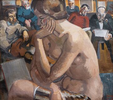 Female Nude in the Studio