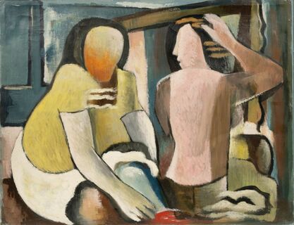 Two Women in the Studio
