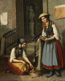 Women in traditional Dress of the Vierlande, Hamburg