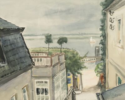 View of the Elbe River by Blankenese